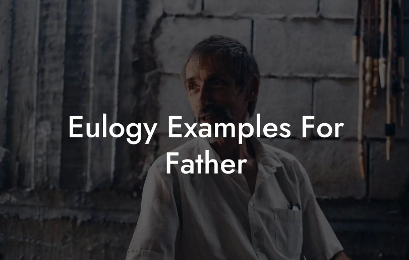 How to write a eulogy for dad