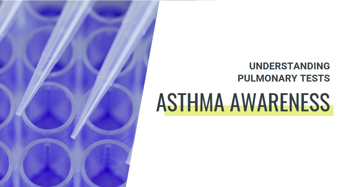 pulmonary function test for asthma.