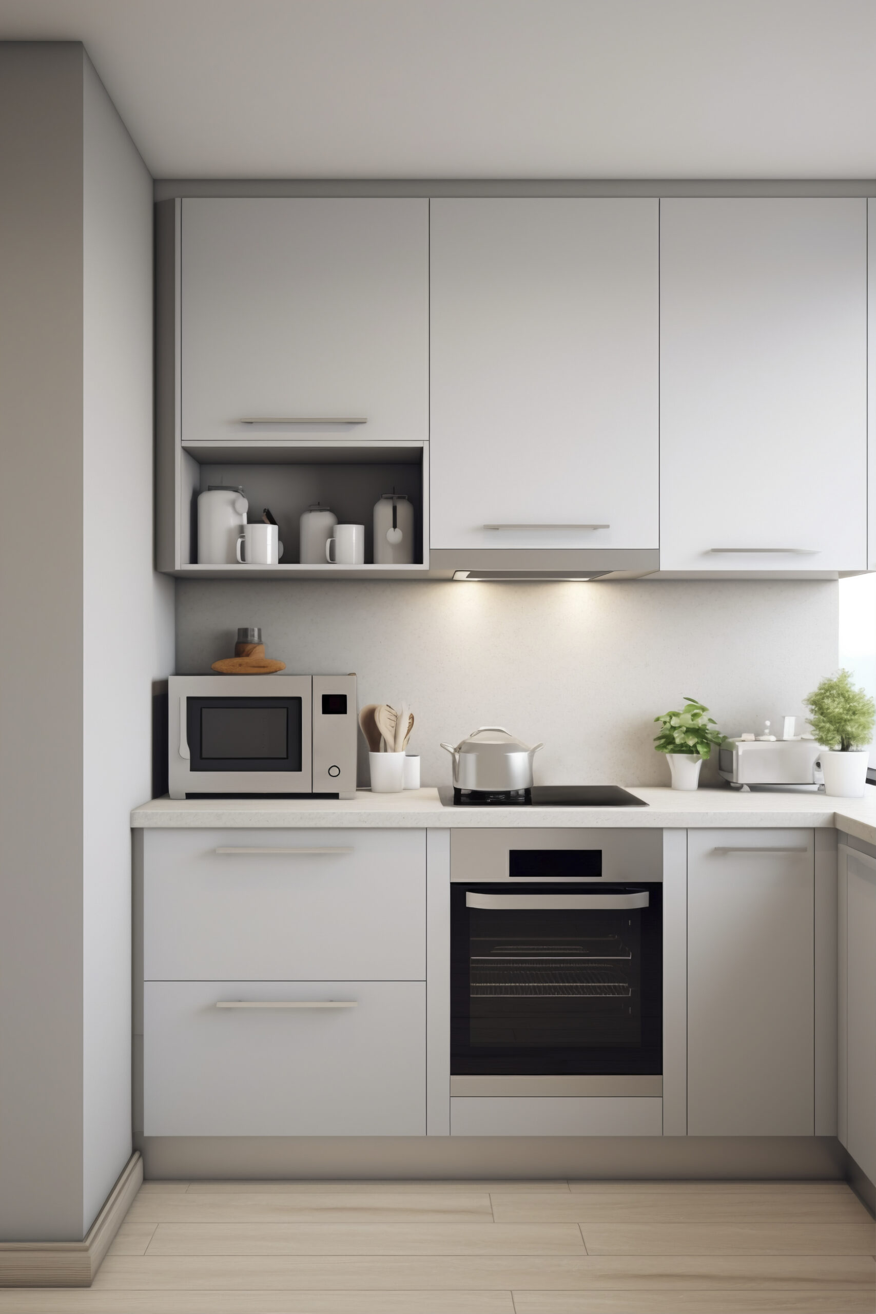 Nova Light Grey cabinets