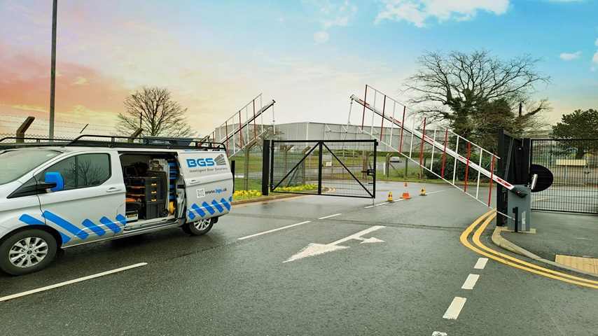 traffic barriers Bridgend