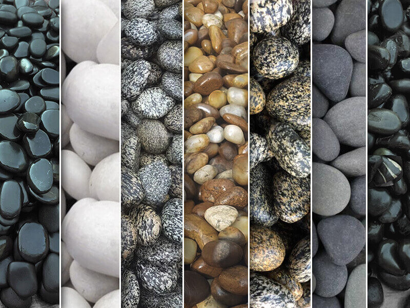 Beach pebbles