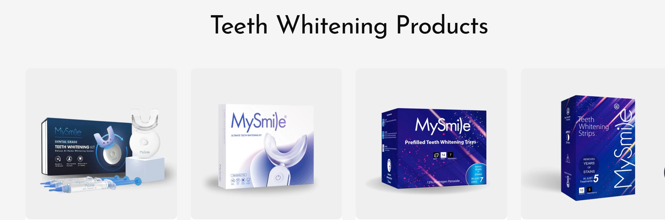 teeth whitening products