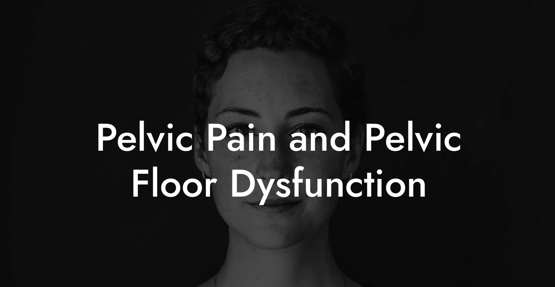 pelvic floor therapy