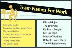 Best 500 Team Names for Work 2025