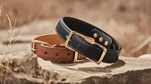 leather puppy collars